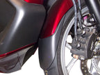 Puig Front Mudguard Extender In Black for Honda Integra 700 (12-13)