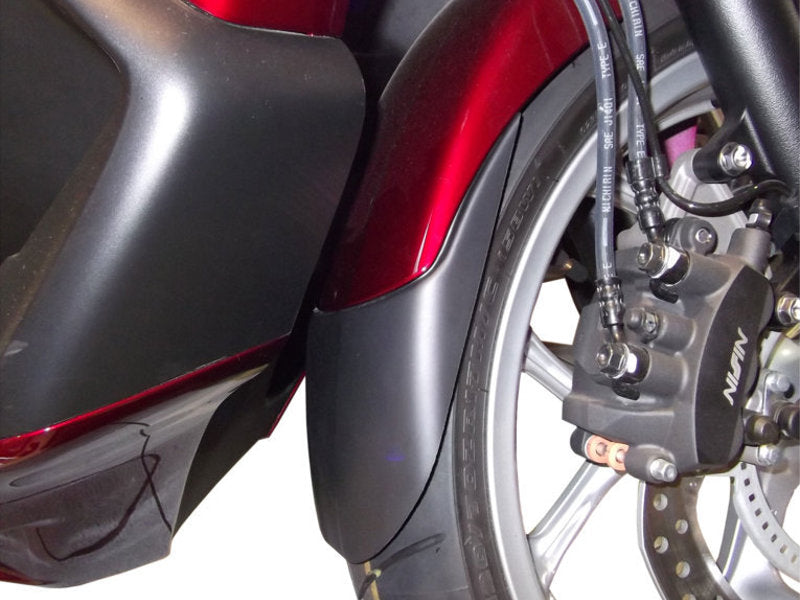 Puig Front Mudguard Extender In Black for Honda Integra 700 (12-13)