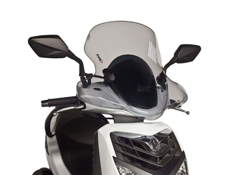 Puig City Touring Screen In Light Smoke for Sym HD2 200 (12-17)