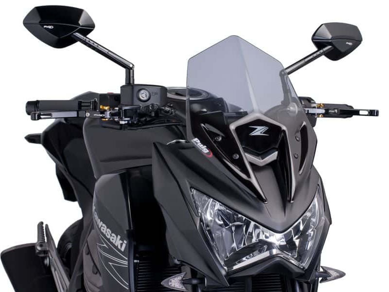 Puig New Generation Sport Screen In Clear for Kawasaki Z800 (13-16)