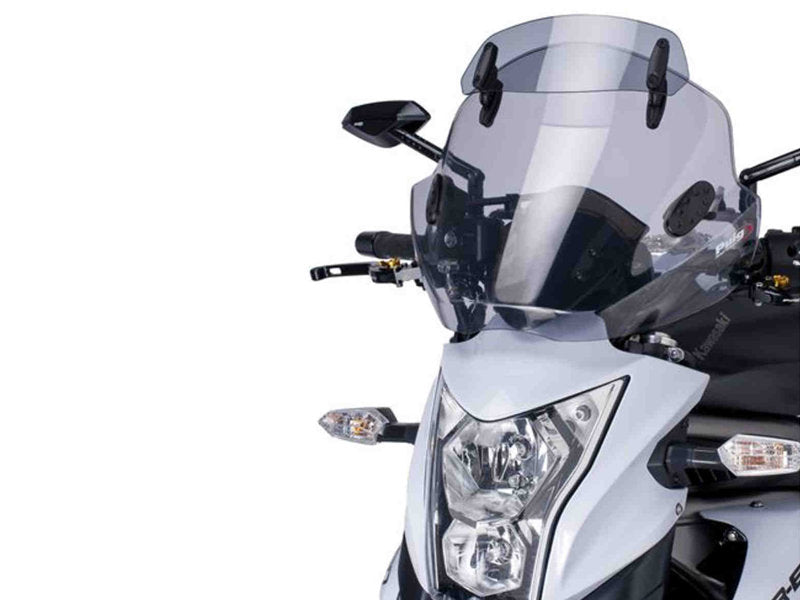 Puig Trend Screen With Extender In Light Smoke for Kawasaki ER6-N (12-16)