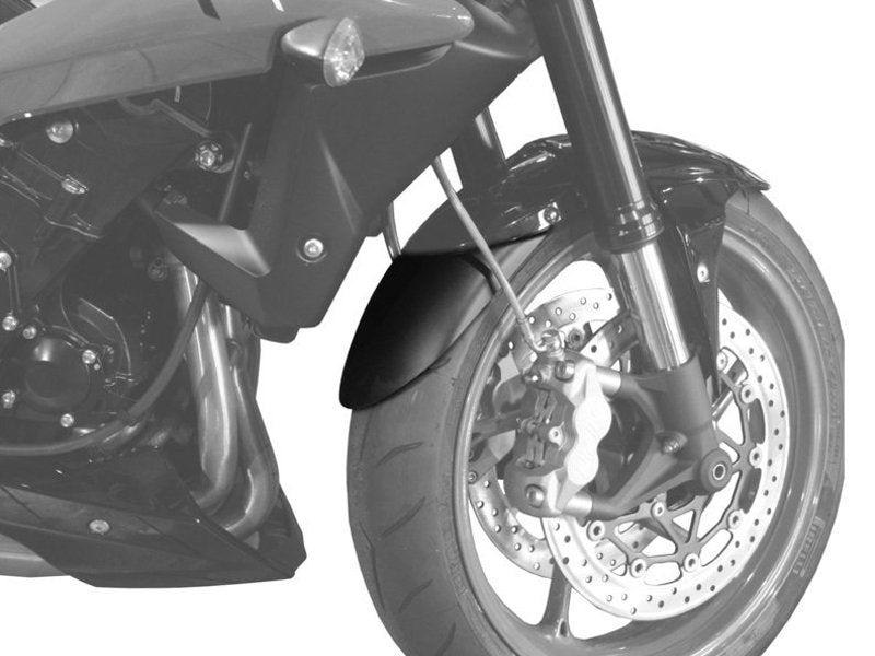 Puig Front Mudguard Extender In Black for Triumph Speed Triple 1050 R (12-16)