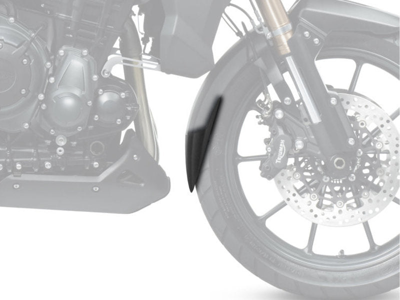 Puig Front Mudguard Extender In Black for Triumph Tiger Explorer 1200 (12-15)