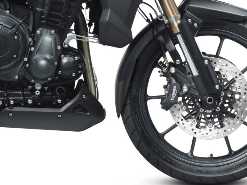 Puig Front Mudguard Extender In Black for Triumph Tiger Explorer 1200 XC (13-15)