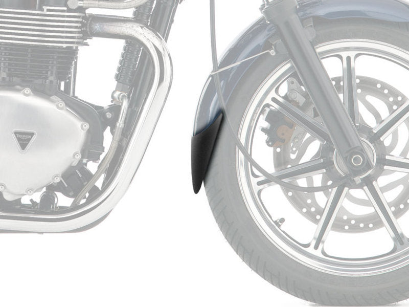 Puig Front Mudguard Extender In Black for Triumph Bonneville (09-15)