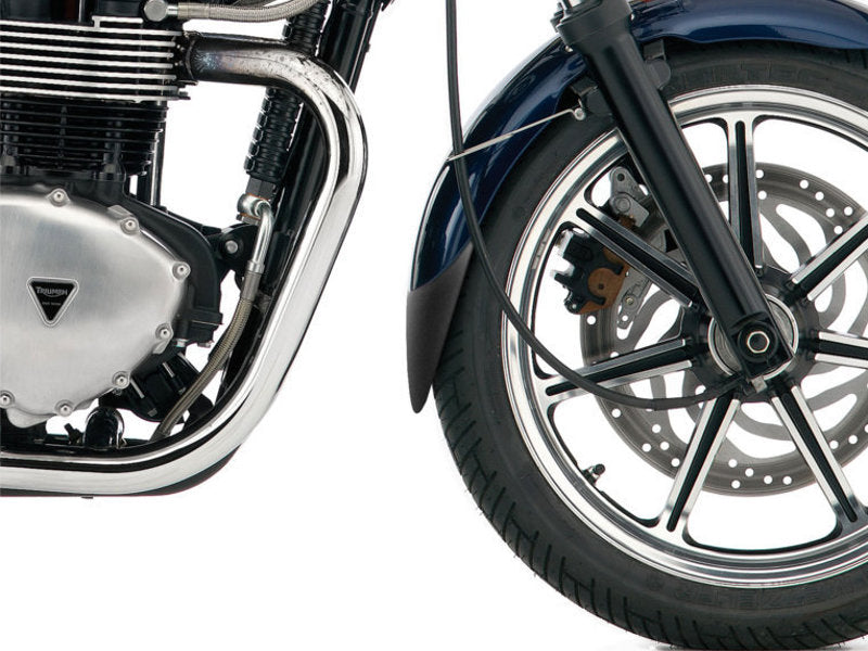 Puig Front Mudguard Extender In Black for Triumph Bonneville (09-15)