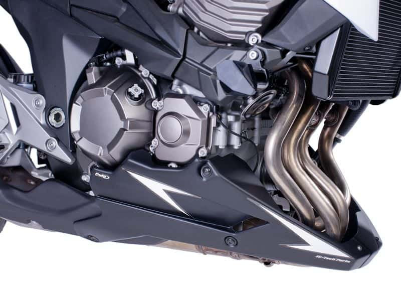 Puig Belly Pan In Matt Black for Kawasaki Z800 E (13-16)