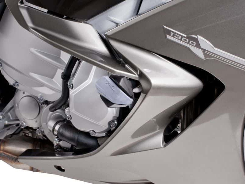 Puig R19 Frame Sliders In Black for Yamaha FJR 1300 AS (13-17)