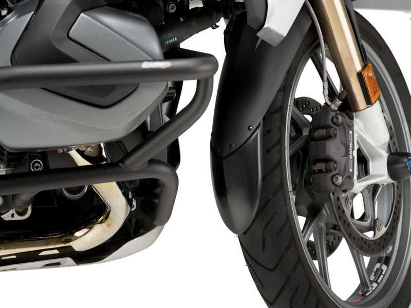 Puig Front Mudguard Extender In Black for BMW R1200 GS Rallye (13-18)
