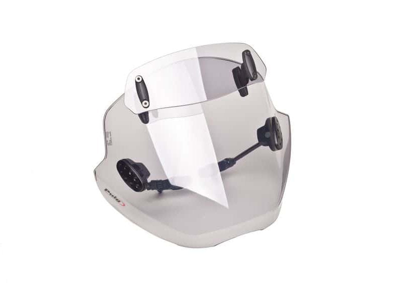 Puig Trend Screen With Extender In Light Smoke for Suzuki Inazuma (13-16)