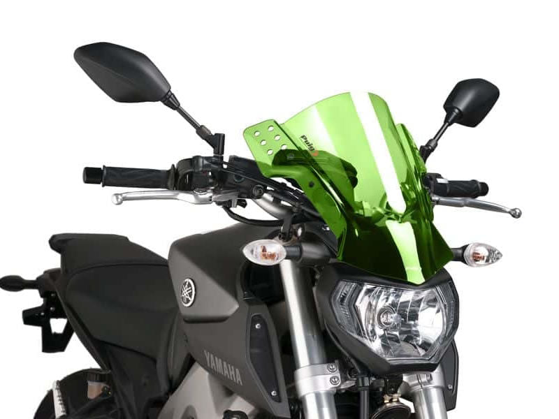 Puig Rafale Screen In Clear for Yamaha MT-07 Moto Cage (14-17)