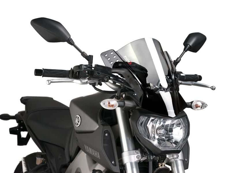 Puig Rafale Screen In Clear for Yamaha MT-09 Street Rally (13-16)