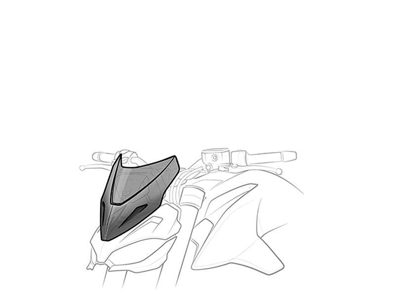 Puig New Generation Sport Screen In Clear for Kawasaki Z1000 SE (14-16)