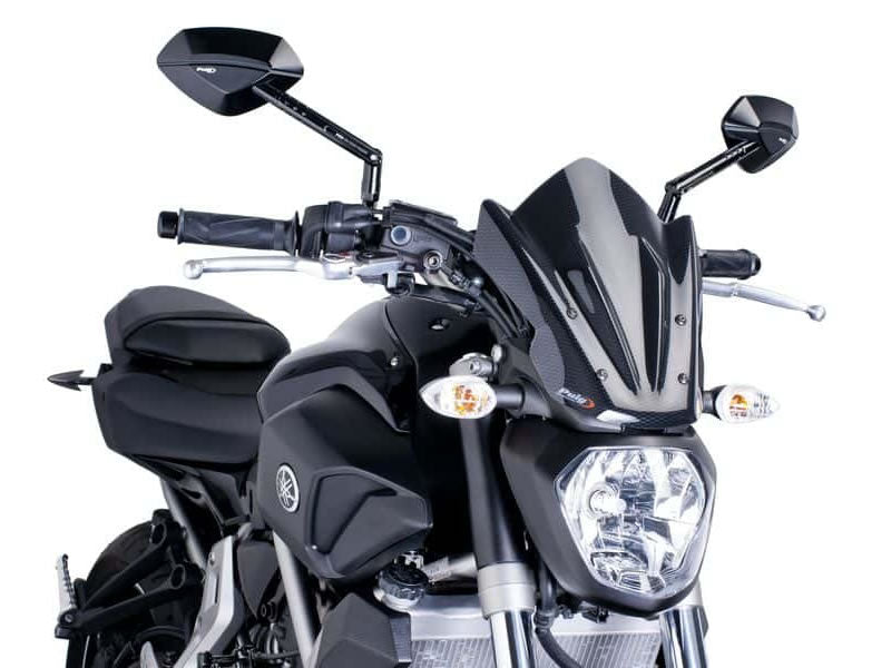 Puig New Generation Sport Screen for Yamaha MT-07 Moto Cage (14-17)