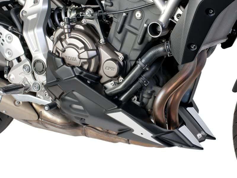 Puig Belly Pan In Matt Black for Yamaha MT-07 Moto Cage (14-17)