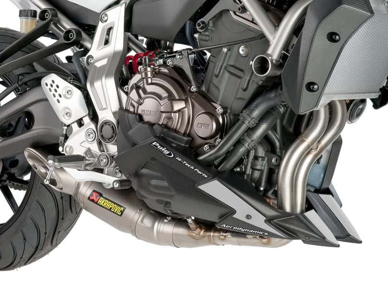 Puig Belly Pan In Matt Black for Yamaha Tracer 700 (18-19)