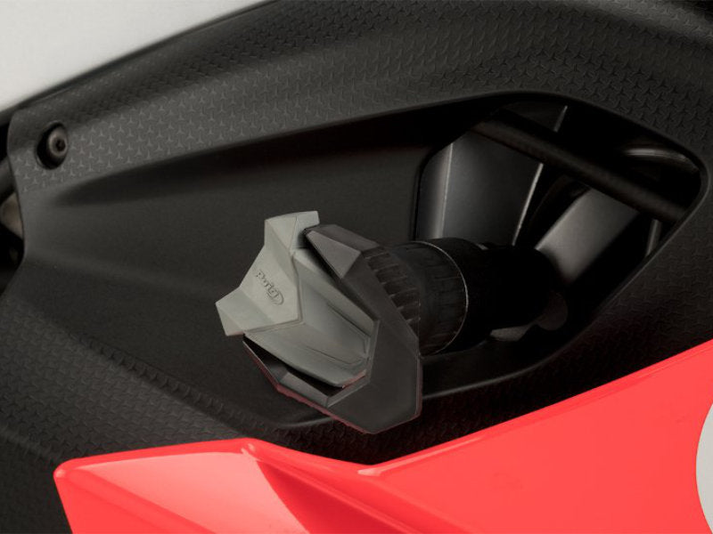 Puig R19 Frame Sliders In Black for Ducati Monster 1200 S (14-20)