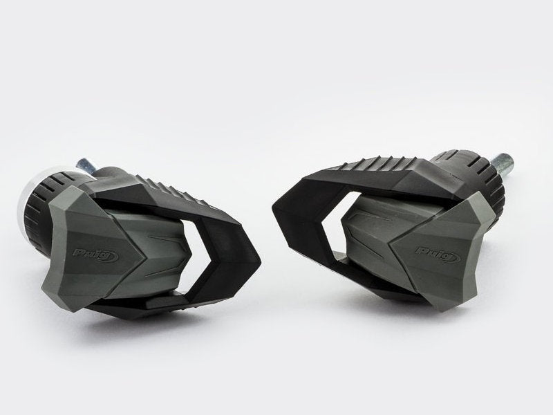 Puig R19 Frame Sliders In Black for Yamaha Tracer 7 GT (21-25)