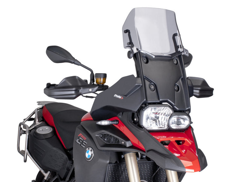 Puig Adjustable Touring Screen In Light Smoke for BMW F800 GS Adventure (13-23)