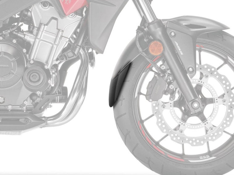 Puig Front Mudguard Extender In Black for Honda CB500 XA (13-16)