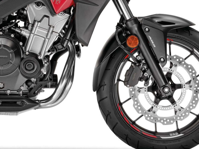 Puig Front Mudguard Extender In Black for Honda CB500 XA (13-16)