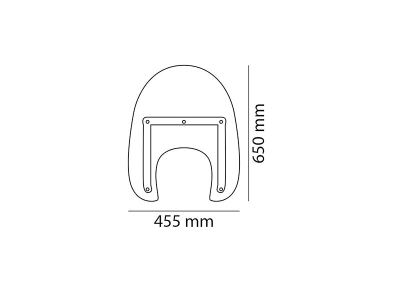 Puig America I Screen In Clear for Triumph America LT (08-23)
