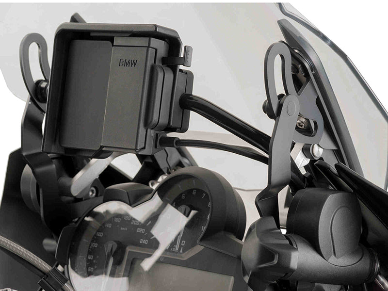Puig Screen Reinforcement Supports In Black for BMW R1250 GS Adventure (18-24)