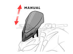 Puig New Generation Adjustable Touring Screen In Clear for Ducati Diavel Carbon (14-16)