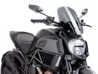 Puig New Generation Adjustable Touring Screen for Ducati Diavel Carbon (14-16)