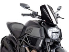 Puig New Generation Adjustable Touring Screen for Ducati Diavel Carbon (14-16)