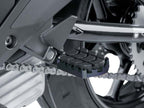Puig Enduro Foot Pegs Pedals Foot Rests Pair for Kawasaki Z400 (19-20)