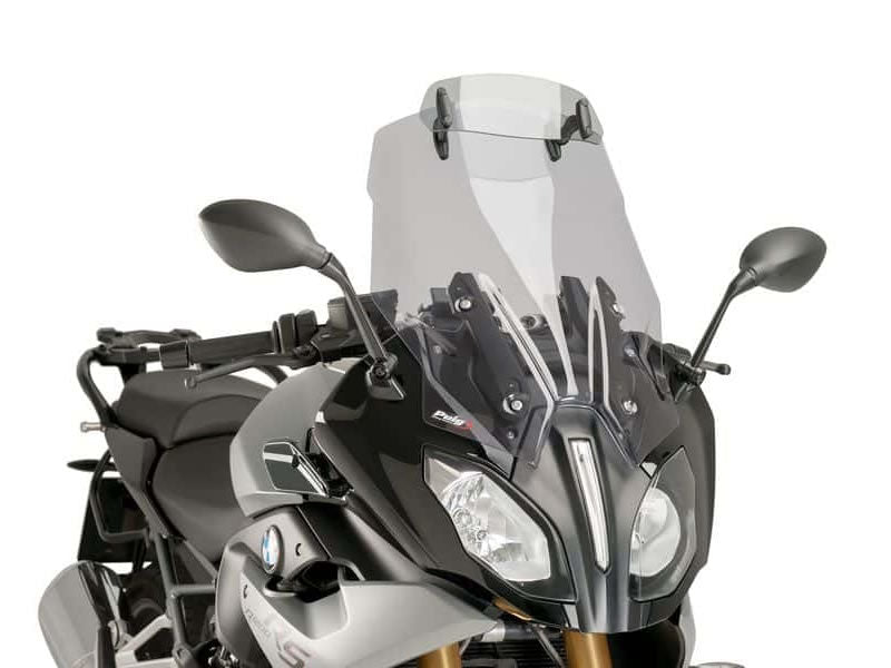 Puig Touring Plus Screen With Extender In Light Smoke for BMW R1250 RS (19-25)