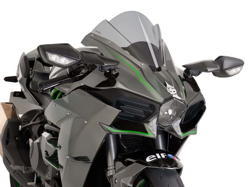 Puig Z-Racing Screen In Clear for Kawasaki Ninja H2 (15-20)