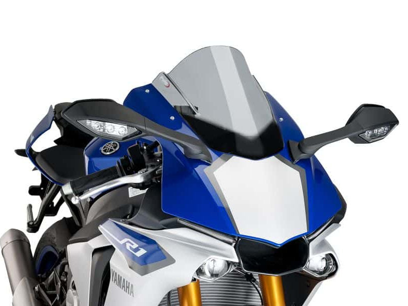 Puig Z-Racing Screen In Clear for Yamaha YZF R1 (15-19)