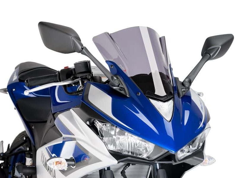 Puig Z-Racing Screen In Clear for Yamaha YZF R3 (15-18)