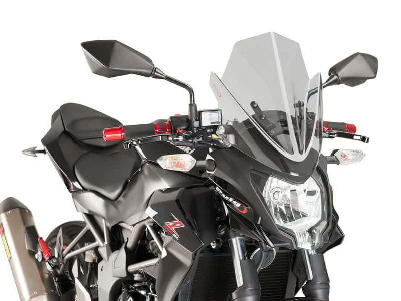 Puig New Generation Sport Screen In Green for Kawasaki Z250 SL (15-16)