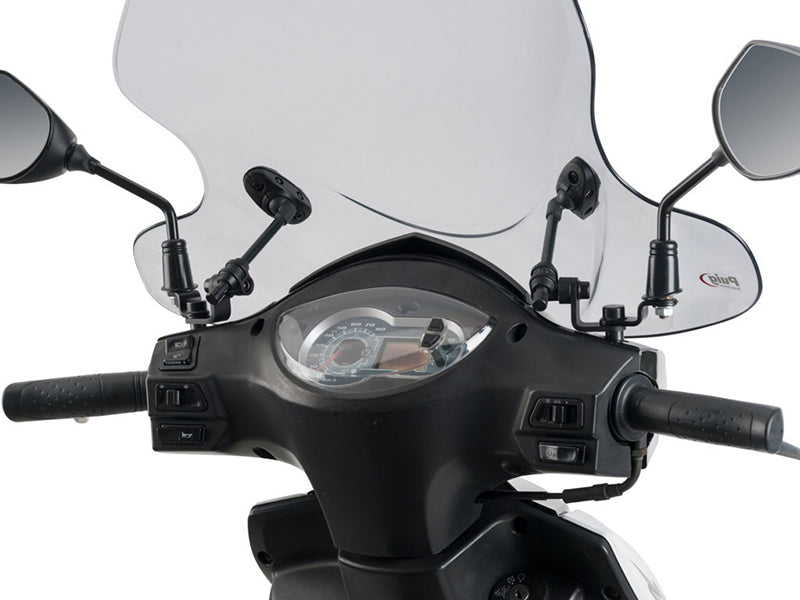 Puig City Touring Screen In Light Smoke for Sym Jet 4 50 (10-20)