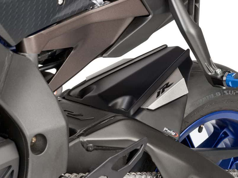 Puig Hugger In Matt Black for Yamaha YZF R1 Race (24)