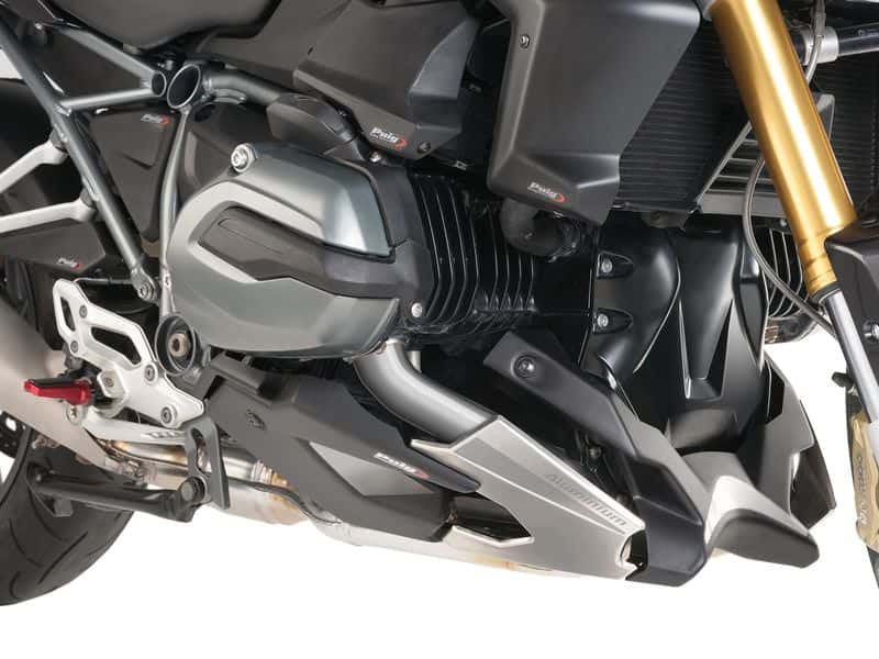 Puig Belly Pan In Matt Black for BMW R1200 R (15-18)