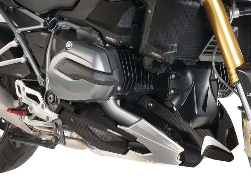 Puig Belly Pan In Matt Black for BMW R1200 R (15-18)
