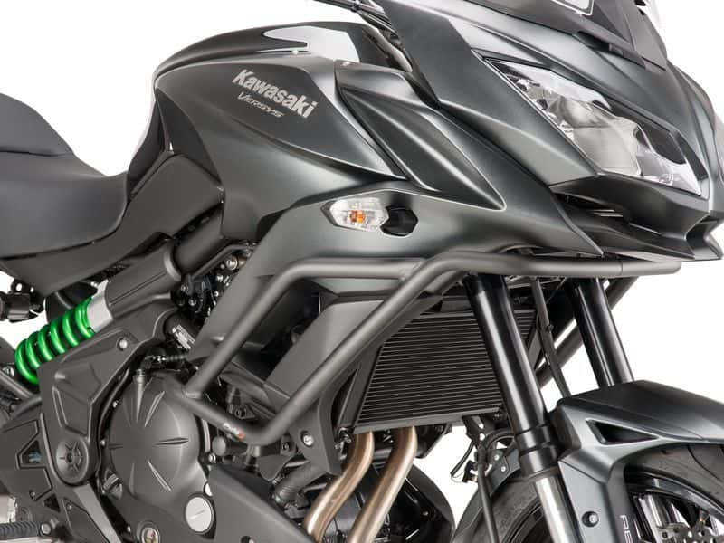 Puig Engine Guard In Black for Kawasaki Versys 650 (15-25)