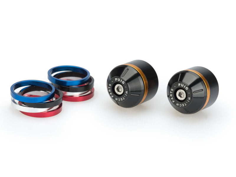 Puig Short Bar Ends With Inserts In Black for BMW C600 Sport (12-15)