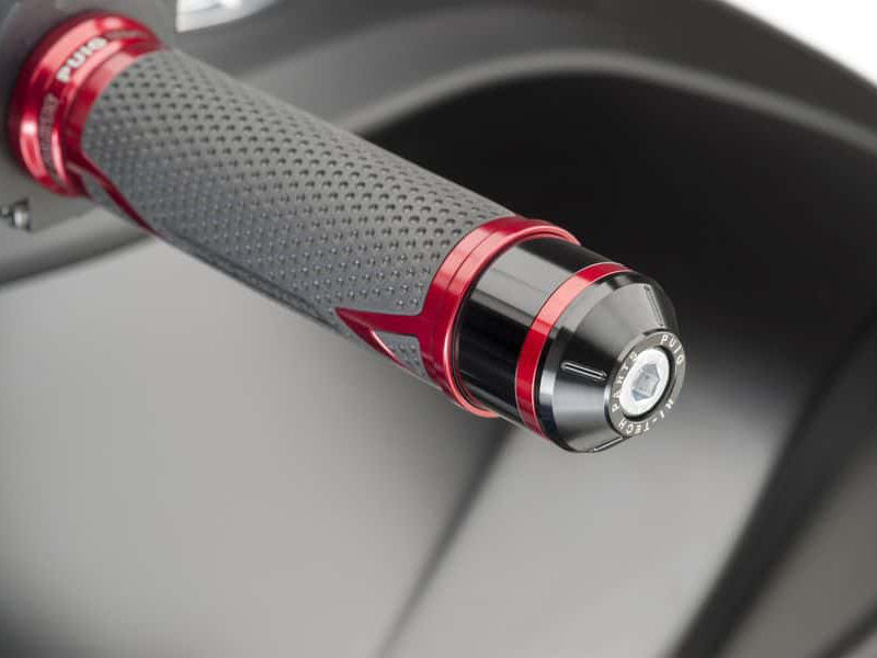 Puig Short Bar Ends With Inserts In Black for Triumph Street Triple (13-14)