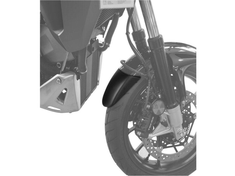 Puig Front Mudguard Extender In Black for Honda VFR 800X Crossrunner (15-23)