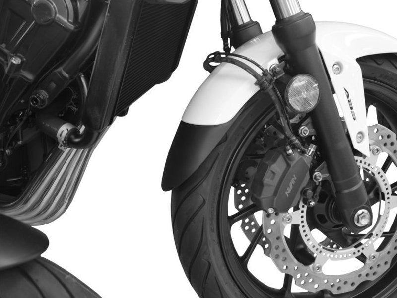 Puig Front Mudguard Extender In Black for Honda CBR650 F (14-18)