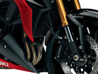 Puig Front Mudguard Extender In Black for Suzuki GSX S 750 (17-21)