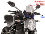 Puig New Generation Touring Screen In Clear for Ducati Monster 1200 (14-20)