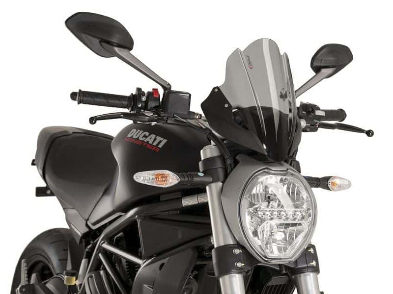 Puig New Generation Touring Screen for Ducati Monster 821 Dark 14 16 Light Smoke