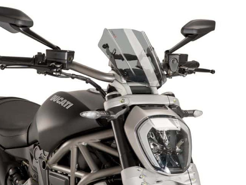 Puig New Generation Adjustable Screen for Ducati XDiavel Black Star (21-23)