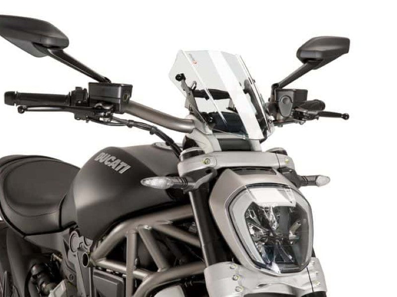 Puig New Generation Adjustable Screen for Ducati XDiavel Black Star (21-23)